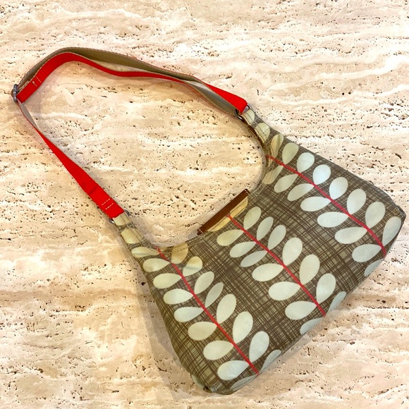 Orla Kiely Bags Orla Kiely Tan Coated Canvas Hobo Bag Poshmark